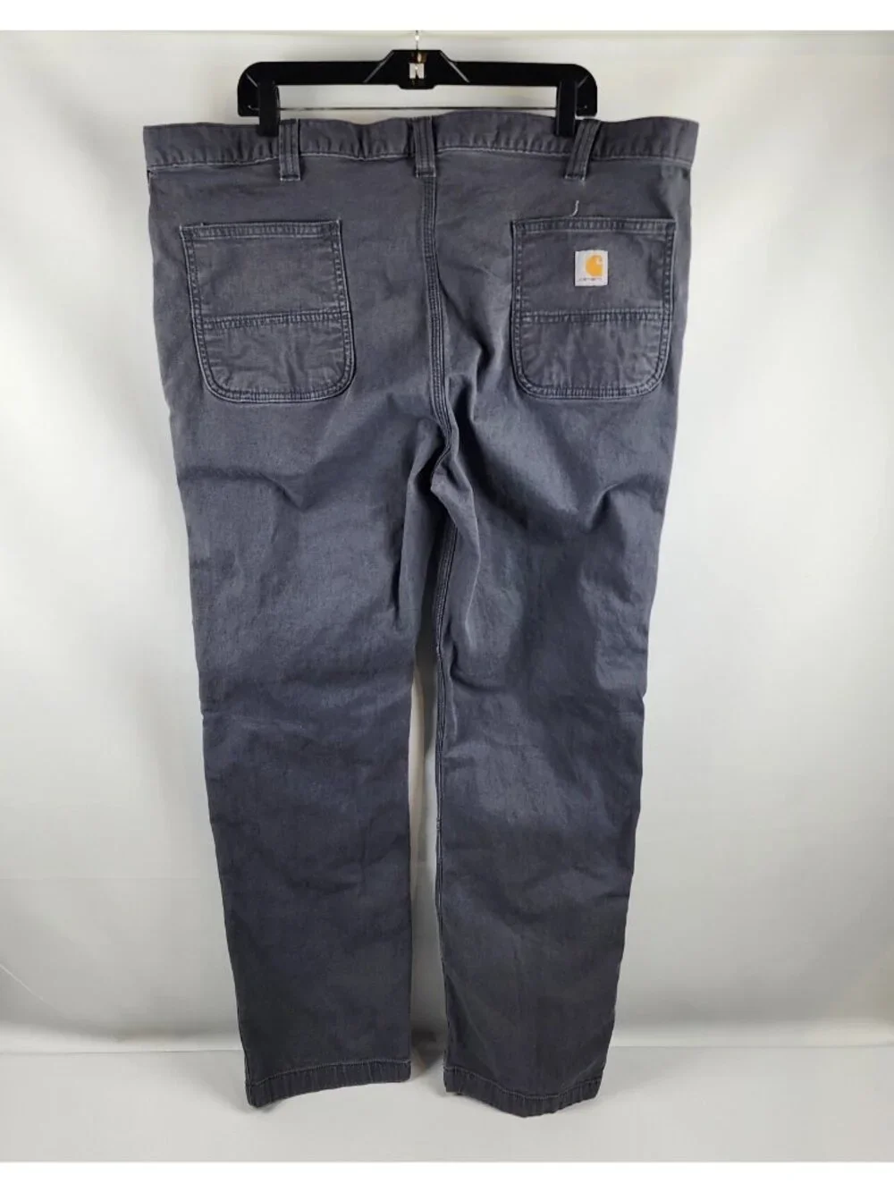 Carhartt Jeans Mens Irregular 42x30 Gray Workwear Straight Leg Casual Denim Pant